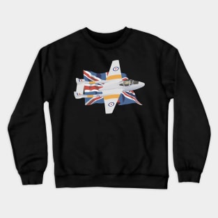 de Havilland Vampire British WW2 Airplane Crewneck Sweatshirt